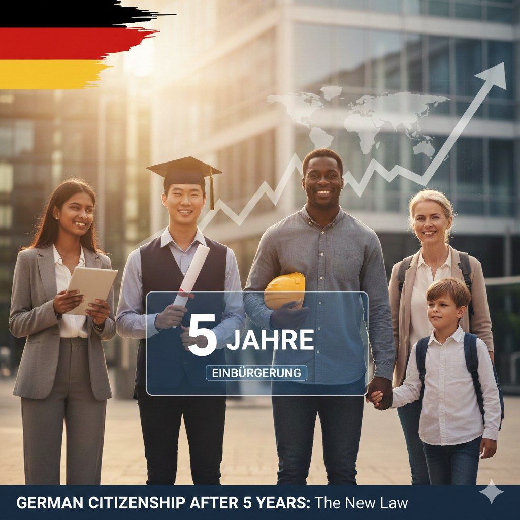 German Citizenship After 5 Years: Who Benefits From the New Law?